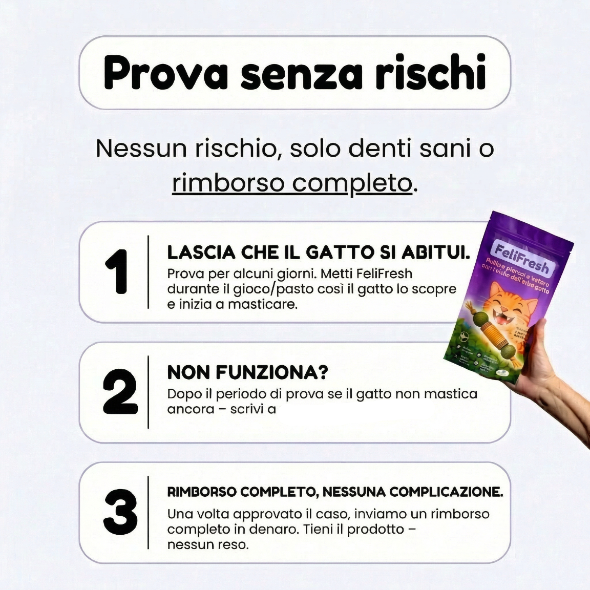 FeliFresh™ - Pulisci i denti del tuo gatto in pochi minuti (4 pezzi)