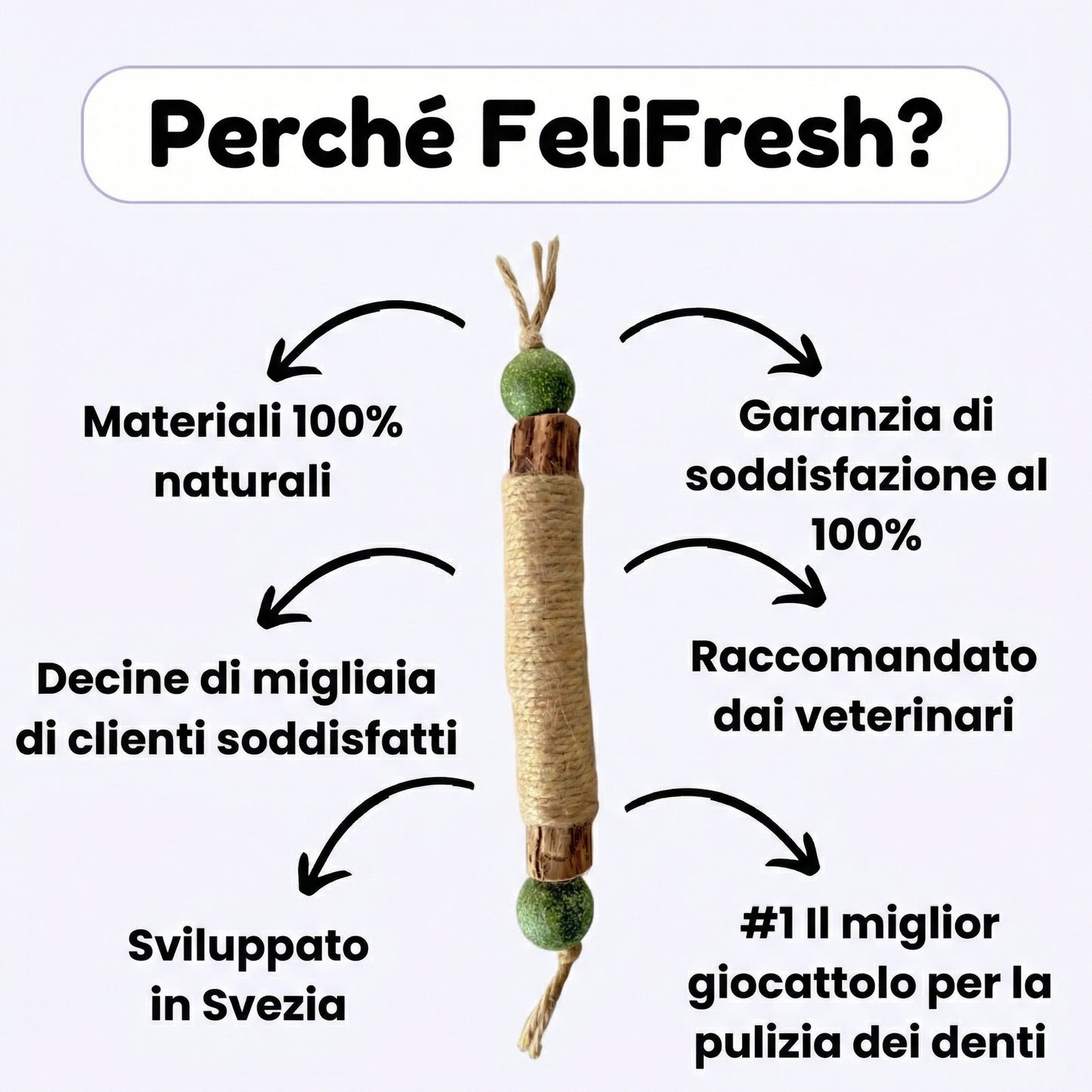 FeliFresh™ - Pulisci i denti del tuo gatto in pochi minuti (4 pezzi)